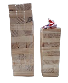 MADERA-YENGA-TORRE APILABLE GRANDE 36P.      JENGA PIEZAS DE 7.5CM