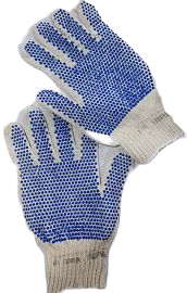 GUANTES MOTEADO X PAR DE TRABAJO/JARDINERIA