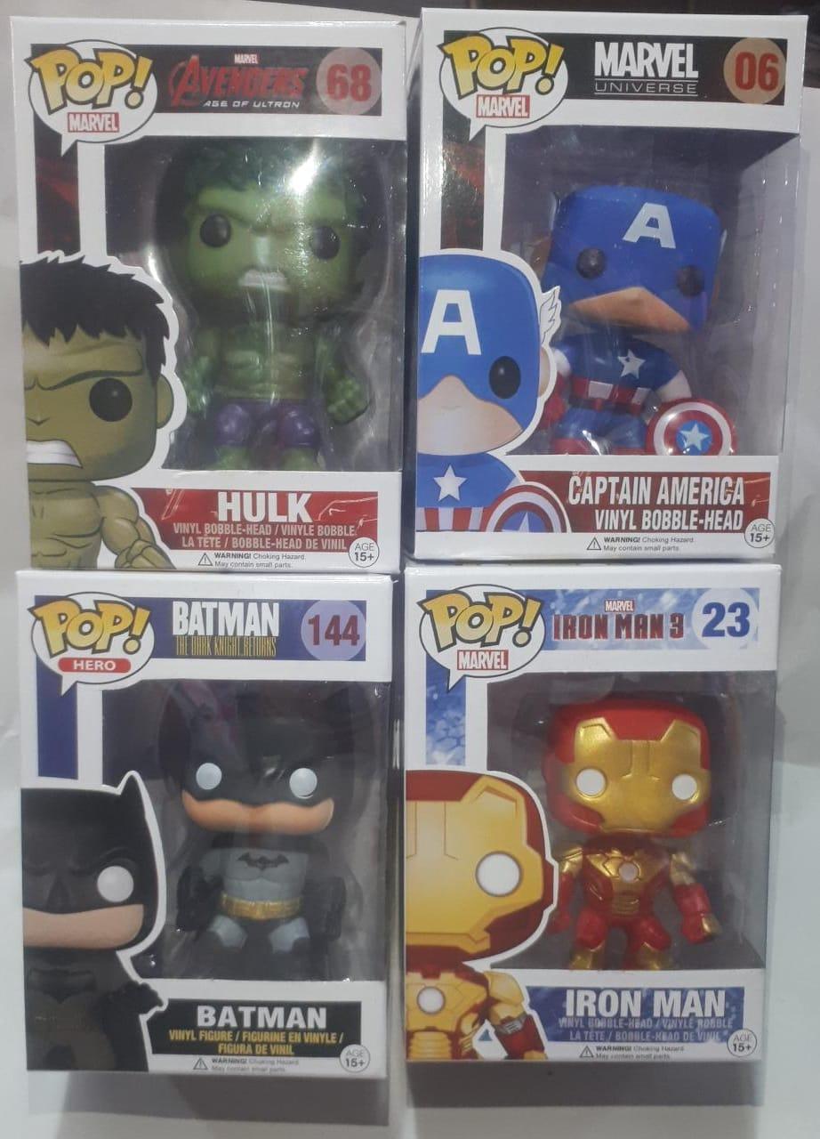 NI.MUñECOS POP VENGADORES SUPER HEROES E/CAJAFUNKO POP