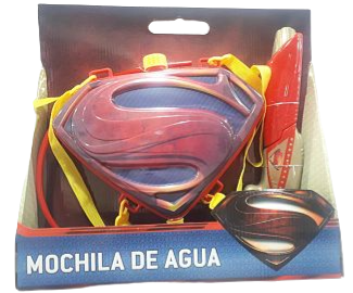 SB.MOCHILAS DE AGUA SUPERMAN E/CAJA 8324     29X25X7CM 60913