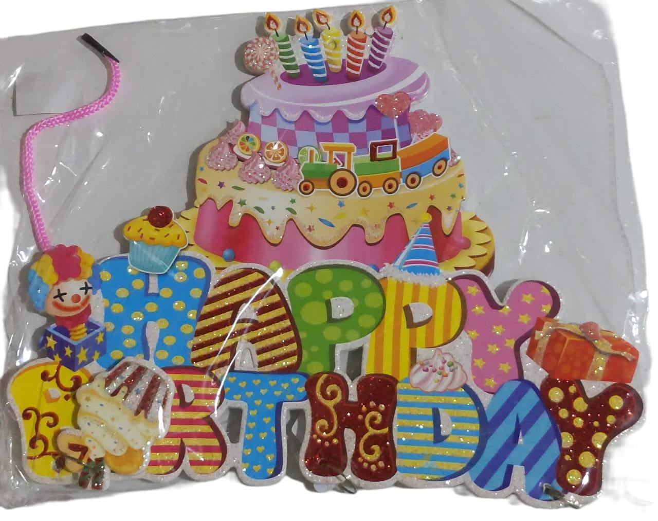 KK CARTON FELIZ CUMPLEAñOS NS25364 28X26CM