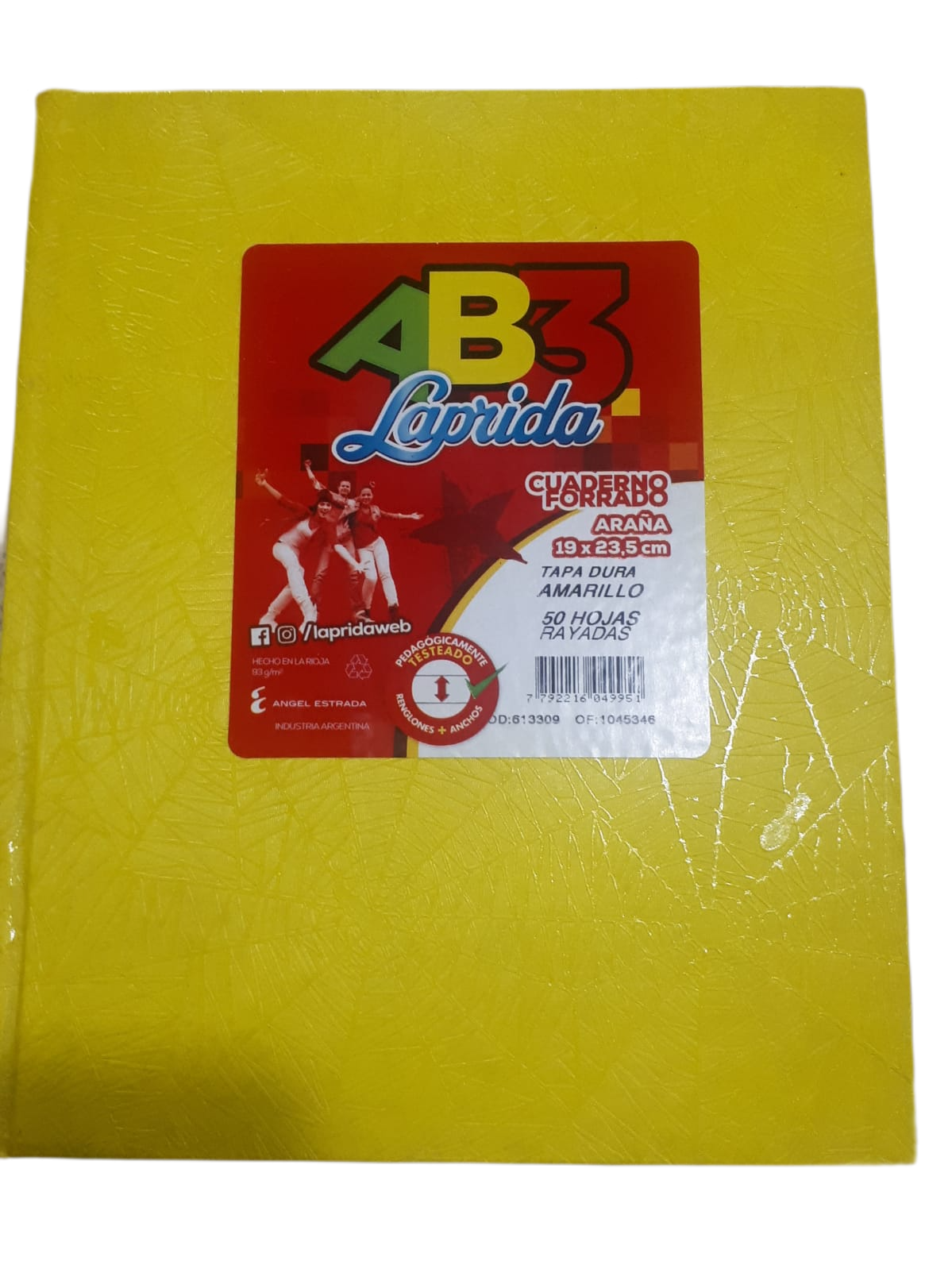 CUADERNOS LAP.R AB3 X50HJS RAY.AMARILL