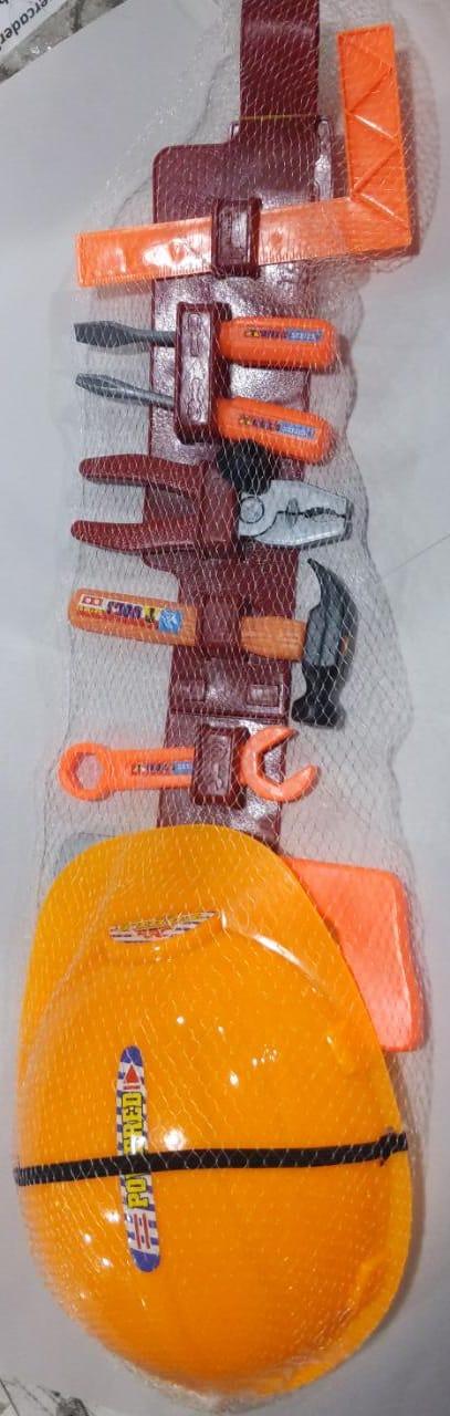 KK CINTURONES + HERRAMIENTAS X10 PCS E/RED   SD4294