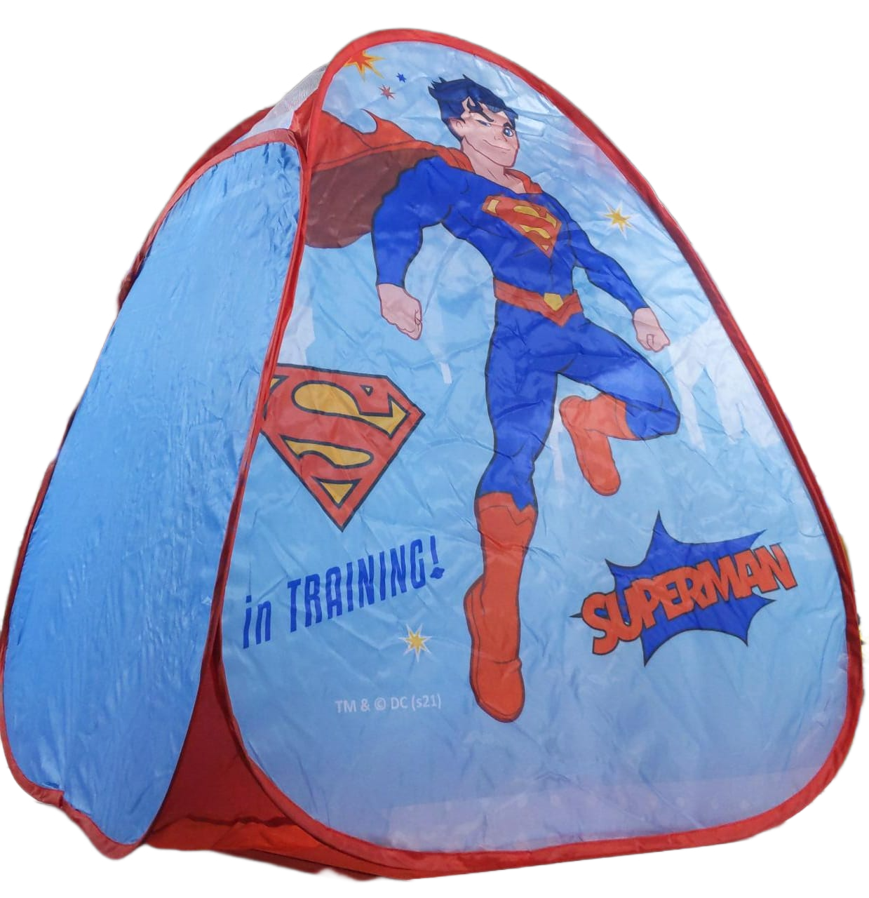 SB.CARPITAS PLEGABLE SUPERMAN 85X70CM        CASITAS CARPAS