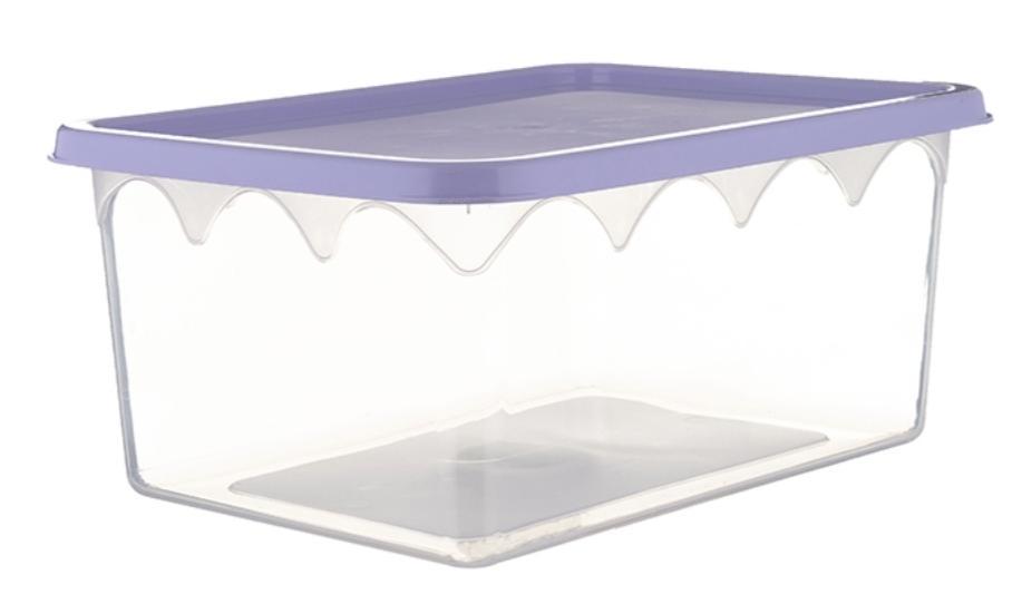 MIS HERMETICOS 14L. -806- RECTANGULAR        CONTENEDORES TUPPERS TAPA PASTEL