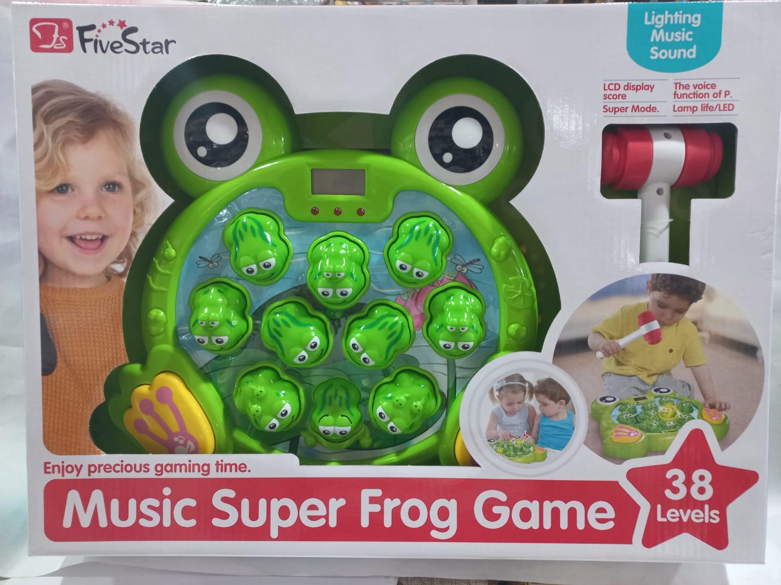KK JUEGOS GOLPEA AL SAPO C/LUZ Y SONIDO E/CAJA SD22594