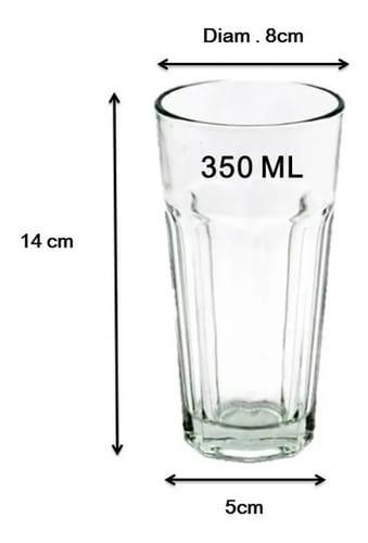 RIGOLLEAU VASOS OSLO 350ML TRAGO LARGO 62153
