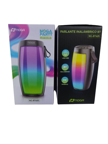 NOGA PARLANTES MULTIMEDIA NG-BT625 LED       INALAMBRICOS PORTATIL
