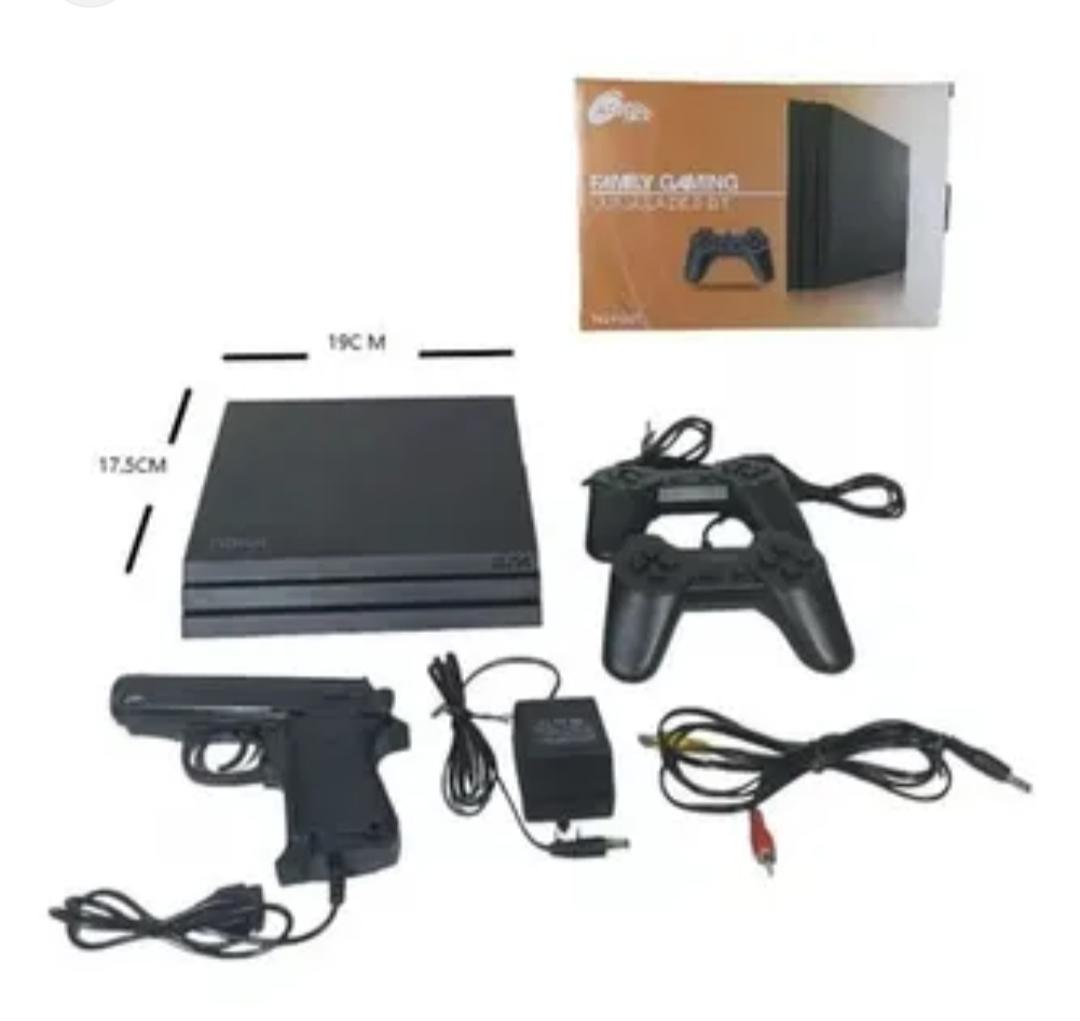 NOGA CONSOLA TV 8BITS JOYSTICK NG-FG01  2CONTROLES+ADAP+CABLE+PISTOLA FAMILY GAMING