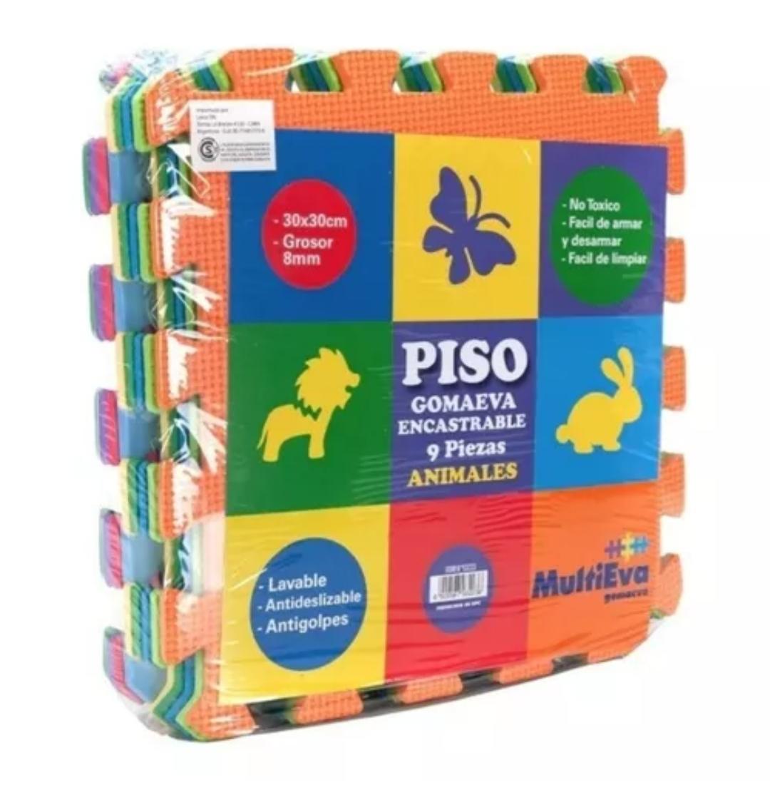 LEICO.PISOS DE GOMA EVA GRANJA 30X30CM 8MM -93225-