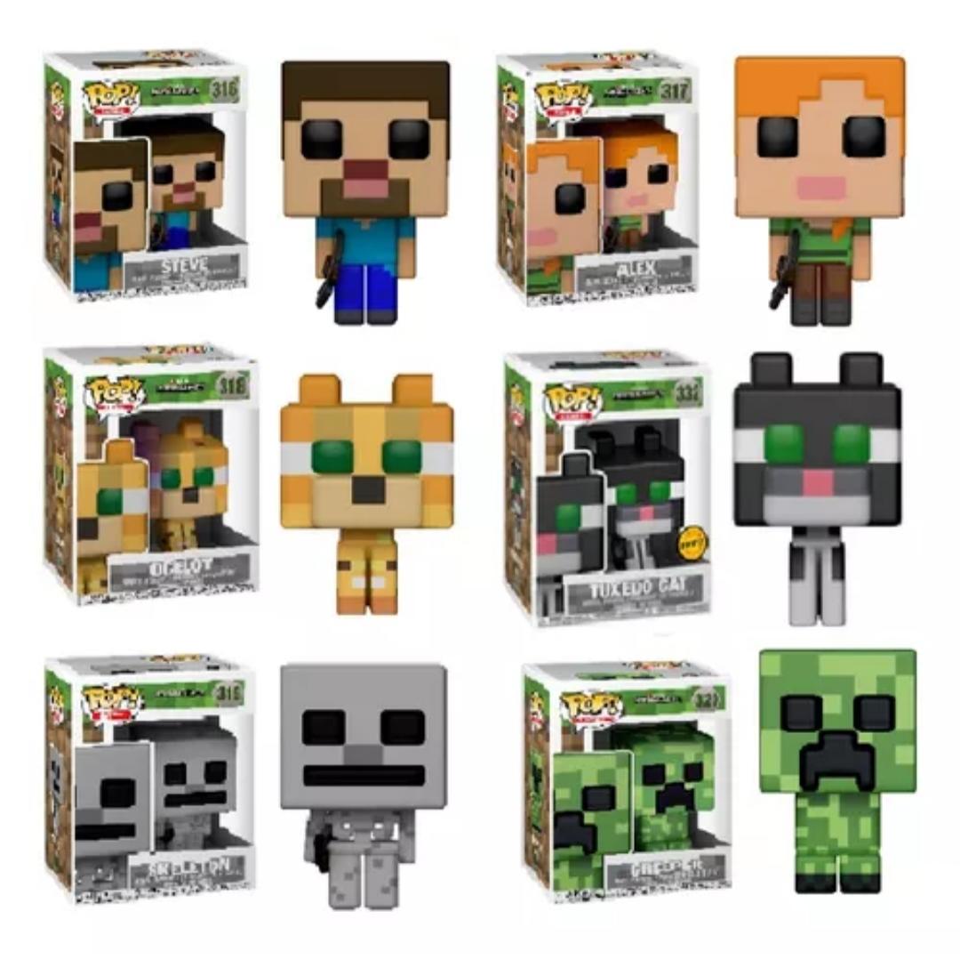 NI.MUñECOS POP MINECRAFT E/CAJA