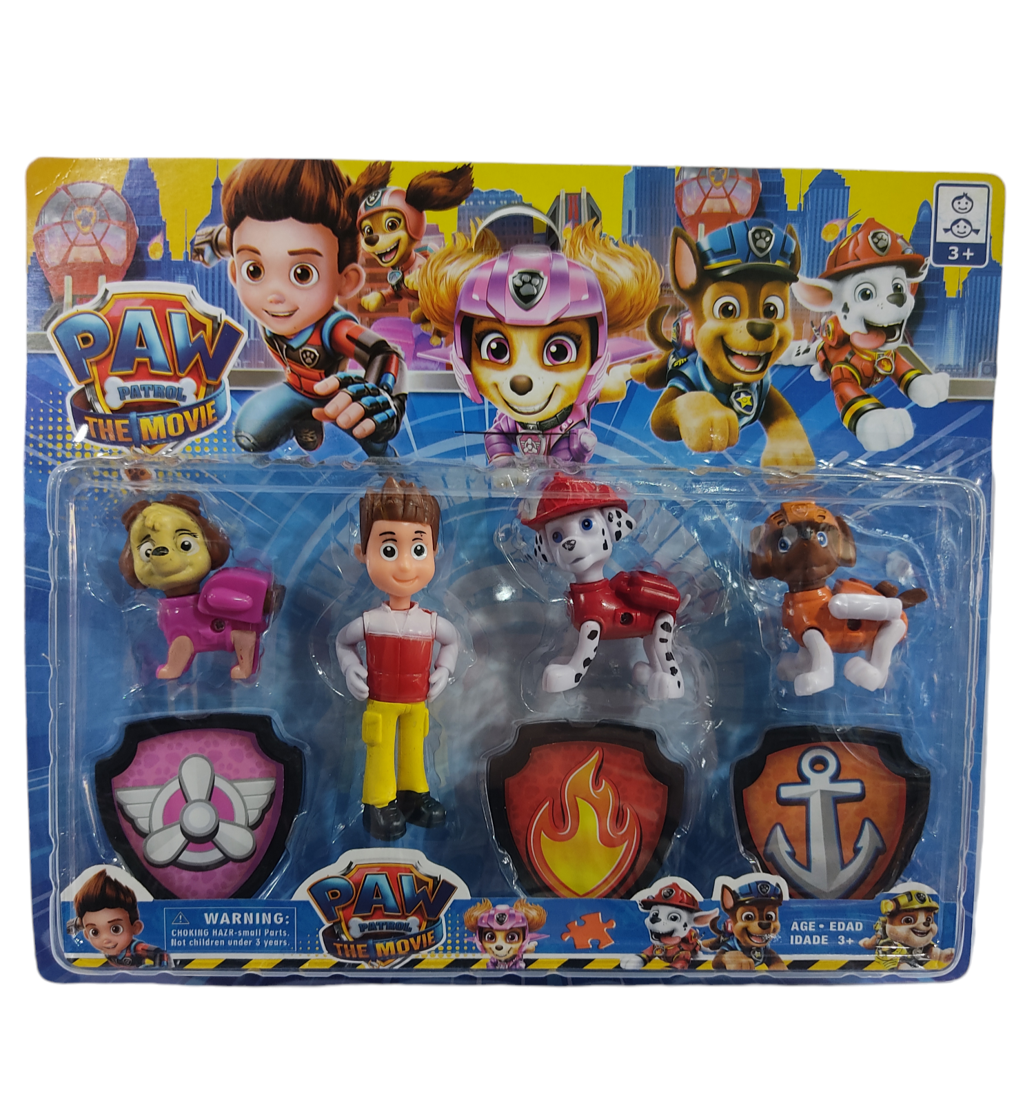 MI.MUñECOS PAW PATROL X4 E/BL