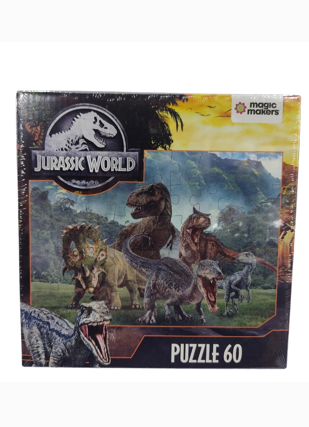 MI.ROMPECABEZAS X60 PCS E/CAJA JURASSIC WORLD PUZZLE