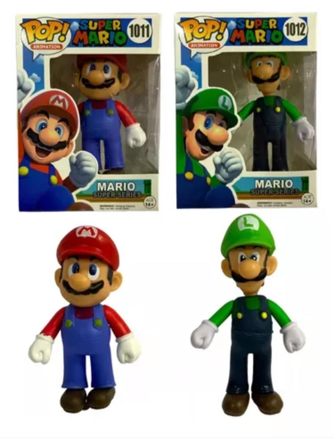 NI.MUñECOS POP MARIO BROS E/CAJA FUNKO       LUIGI