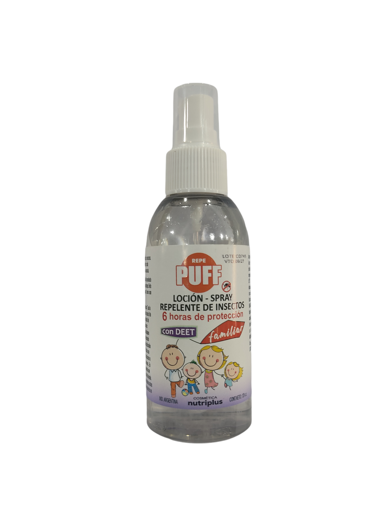 NUTRIPLUS REPELENTES 120CC SPRAY FAMILIAR C601