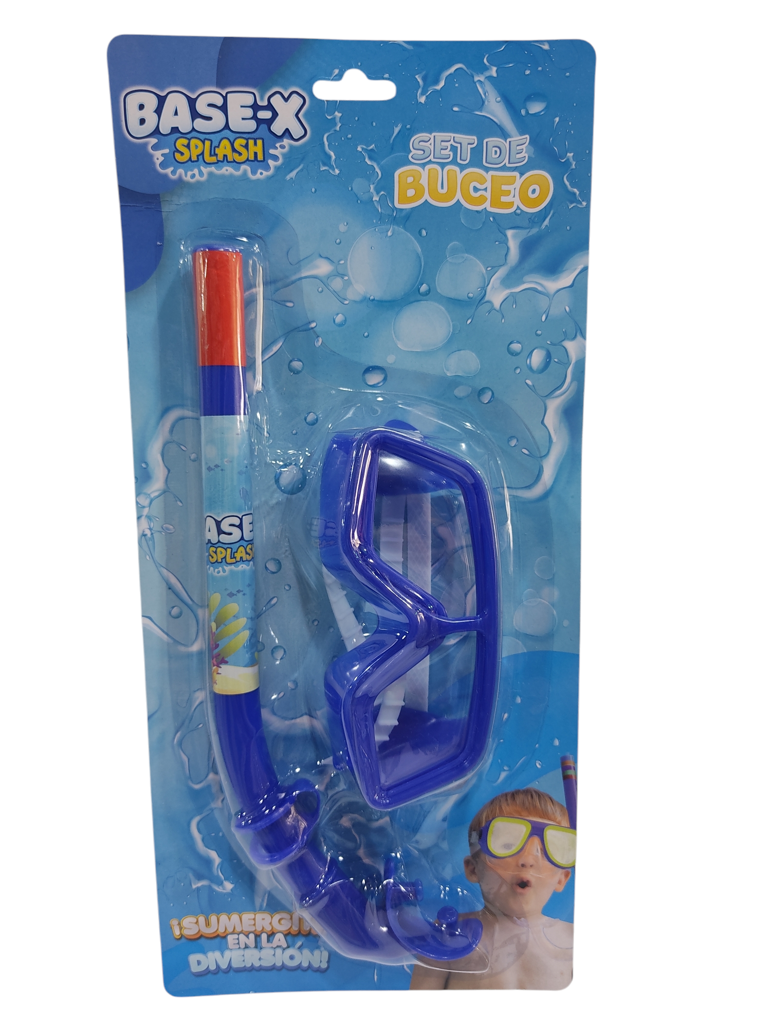 SB.SET DE BUCEO E/BL 4206 41X18X5CM     ANTIPARRAS SNORKEL 60940