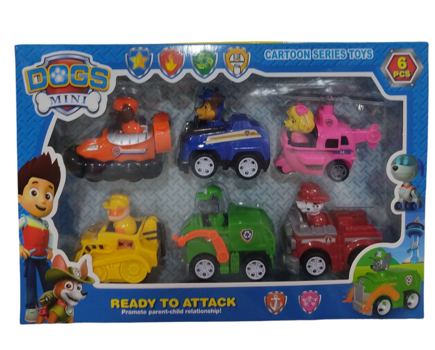 KK PAW PATROL X6 E/CAJA SD24821         AUTOS