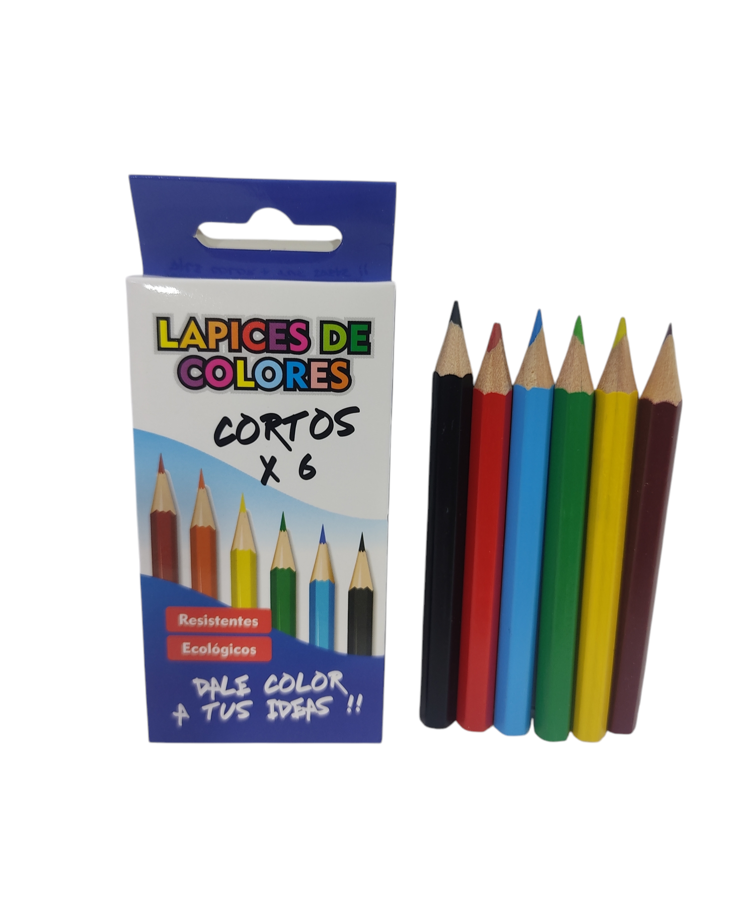 KK.LAPIZ COLOR X12 CORTO EN CAJA 106378