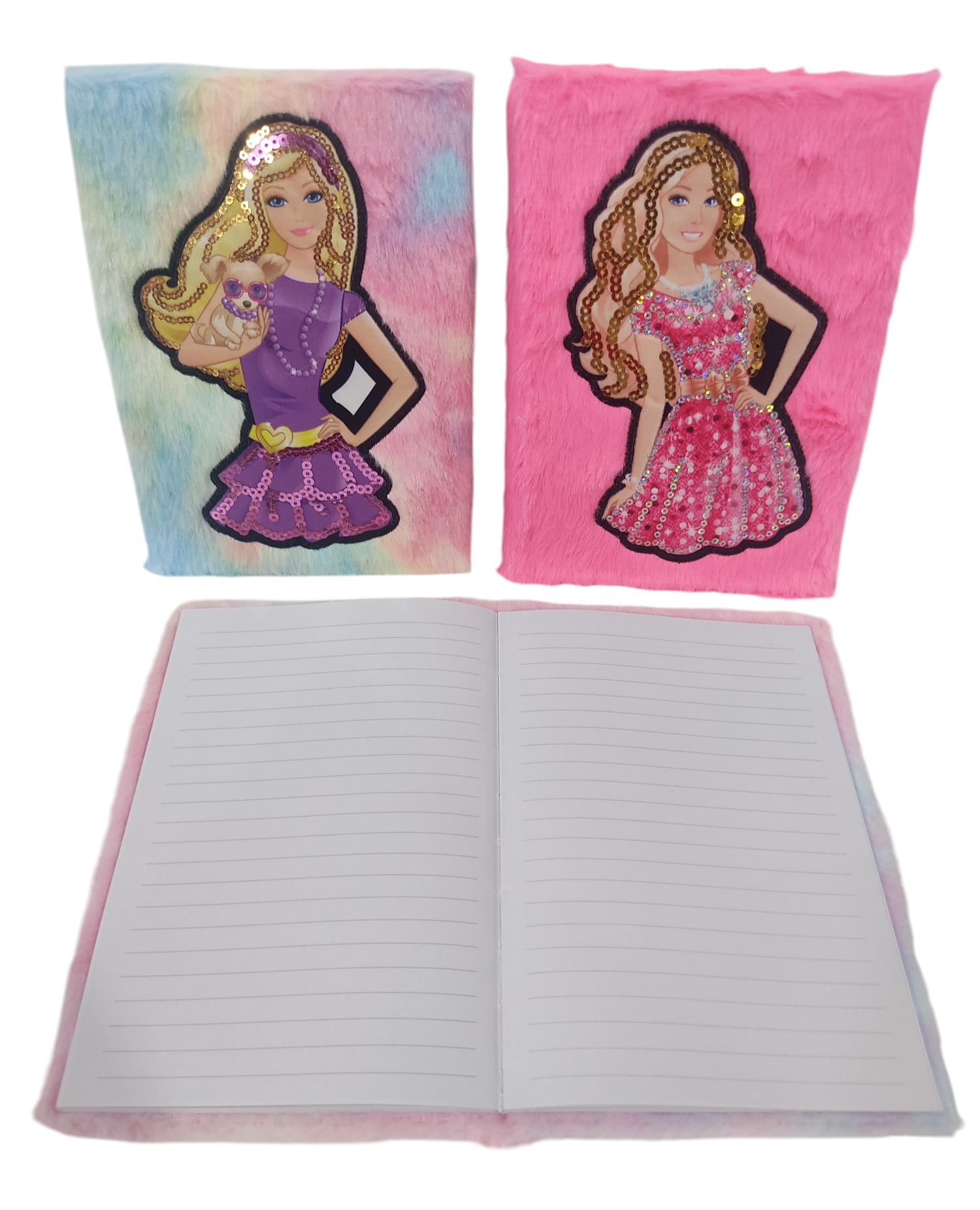 KK.AGENDA C/TAPA PLUSH C/DISEñO 370316 LIBRETAS BARBIE