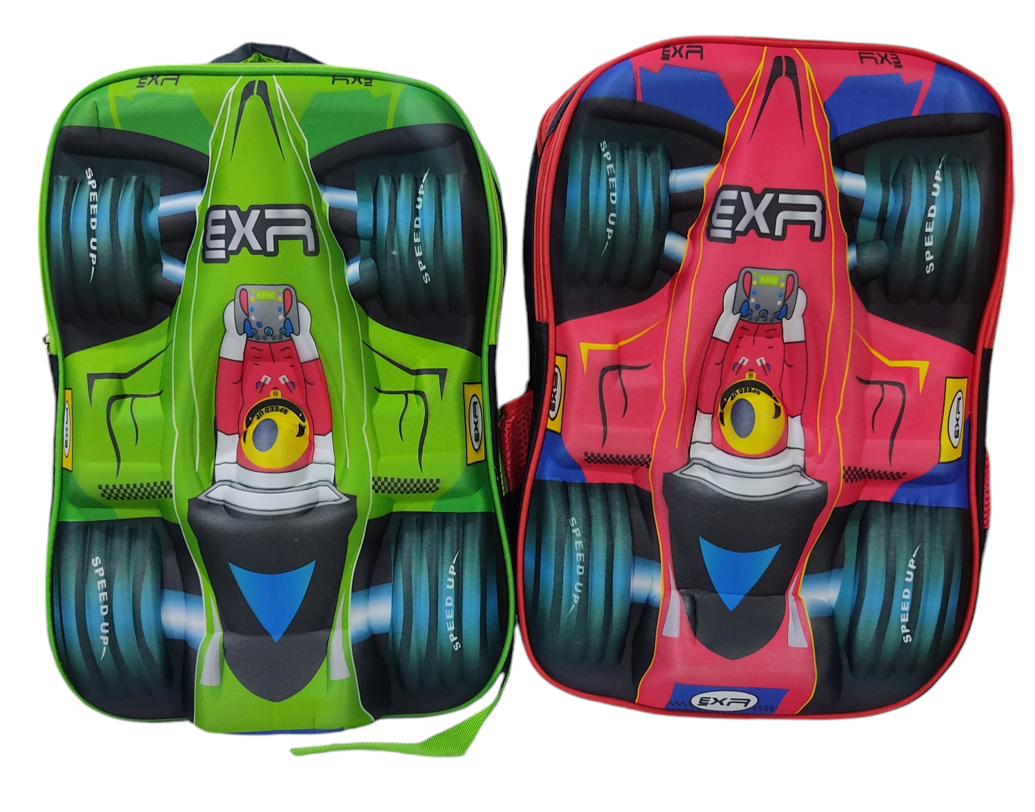 KK.MOCHILA ESTAMP Y FORMA DE AUTO F1 40X30X15CM 232259