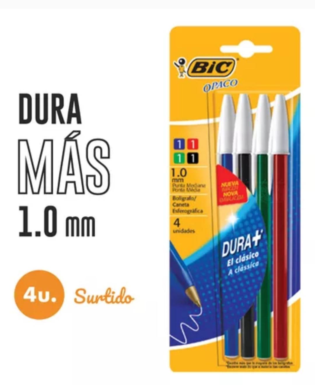 BIC BIROMES OPACO X4U E/BL LAPICERAS