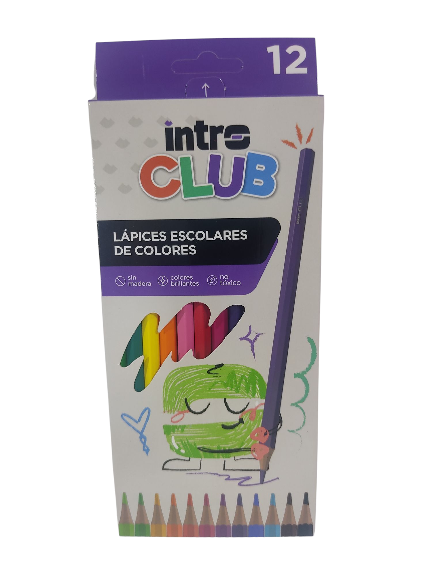 INTRO LAPICES DE COLORES X12 E/CAJA