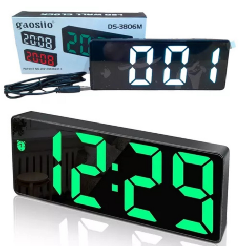 KK RELOJ DESPERTADOR LED NS388773 EN CAJA