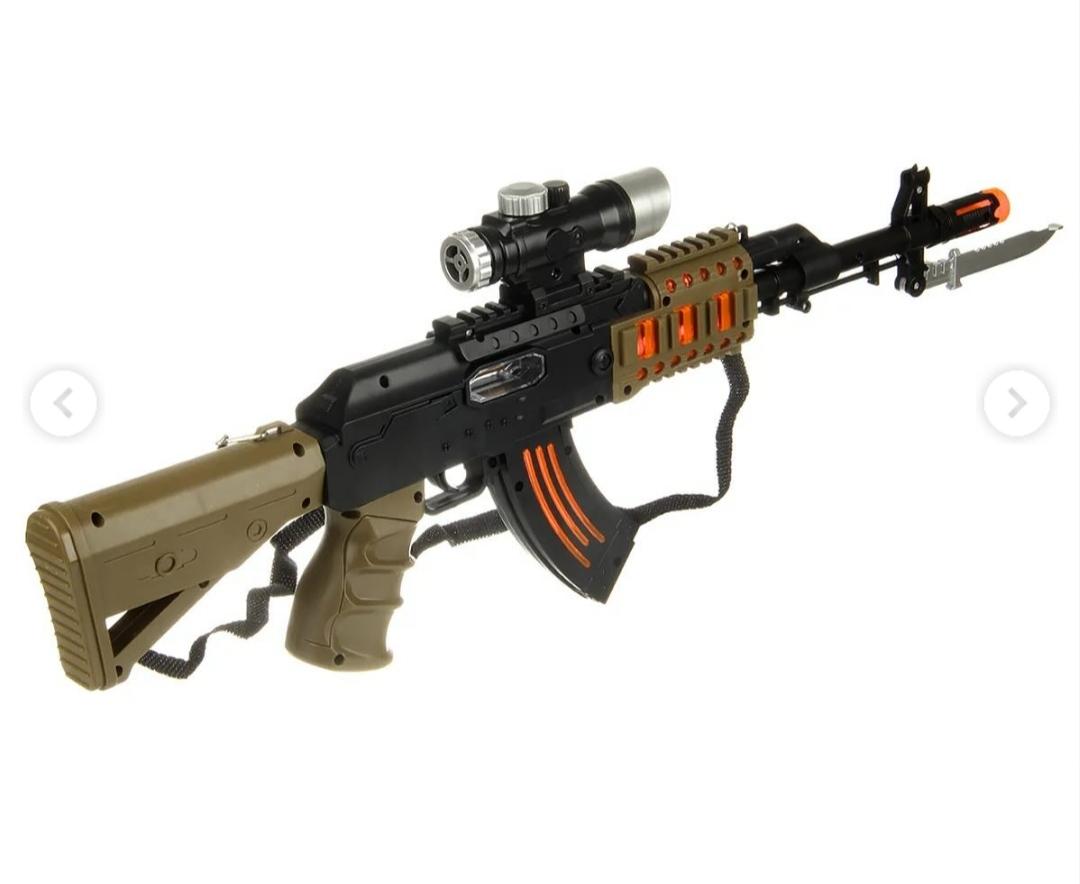 KK RIFLES 56X20CM E/BOL SD25402 C/LUZ+  SONIDO ARMAS AMETRALLADORAS