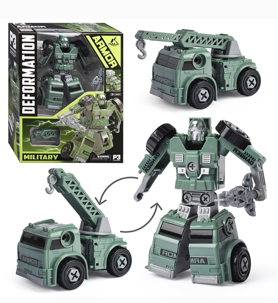 KK TRANSFORMERS MILITAR SD25442 E/CAJA  15X20CM CAMIONES MILITAR