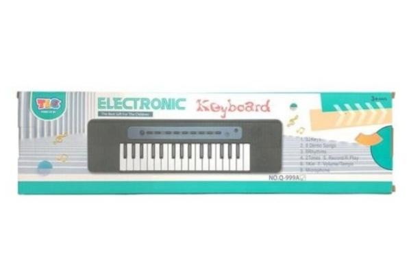 KK PIANOS TECLADOS 47X13CM C/MICROFONO  E/CAJA SD25479 ORGANO MUSICALES