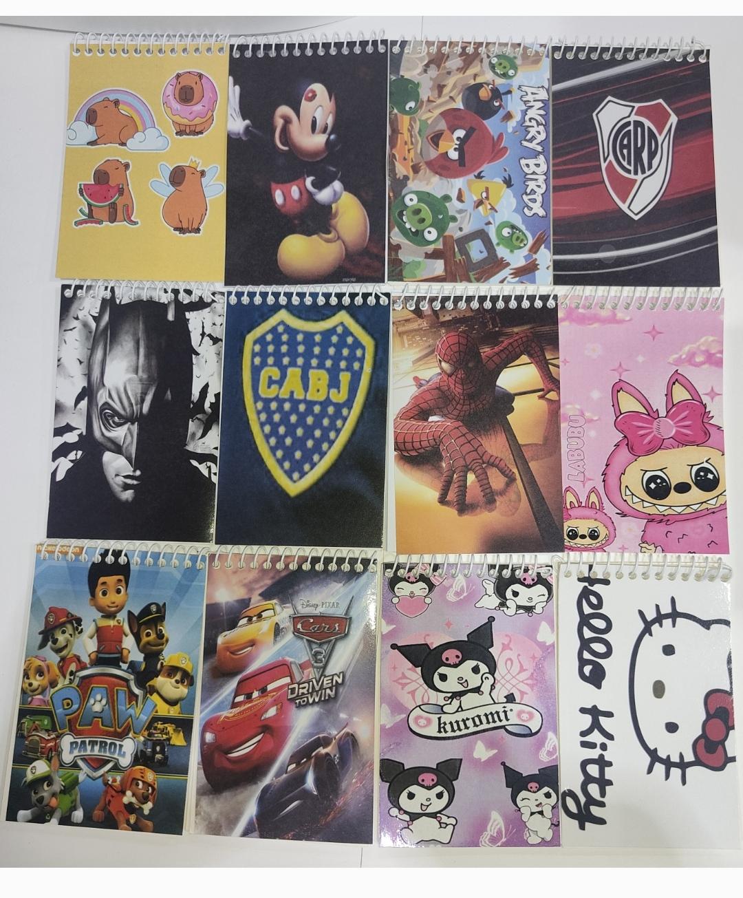 LIBRETA MOTIVO TV.CHICA 8X11CM X1            ANOTADORES LIBRETAS