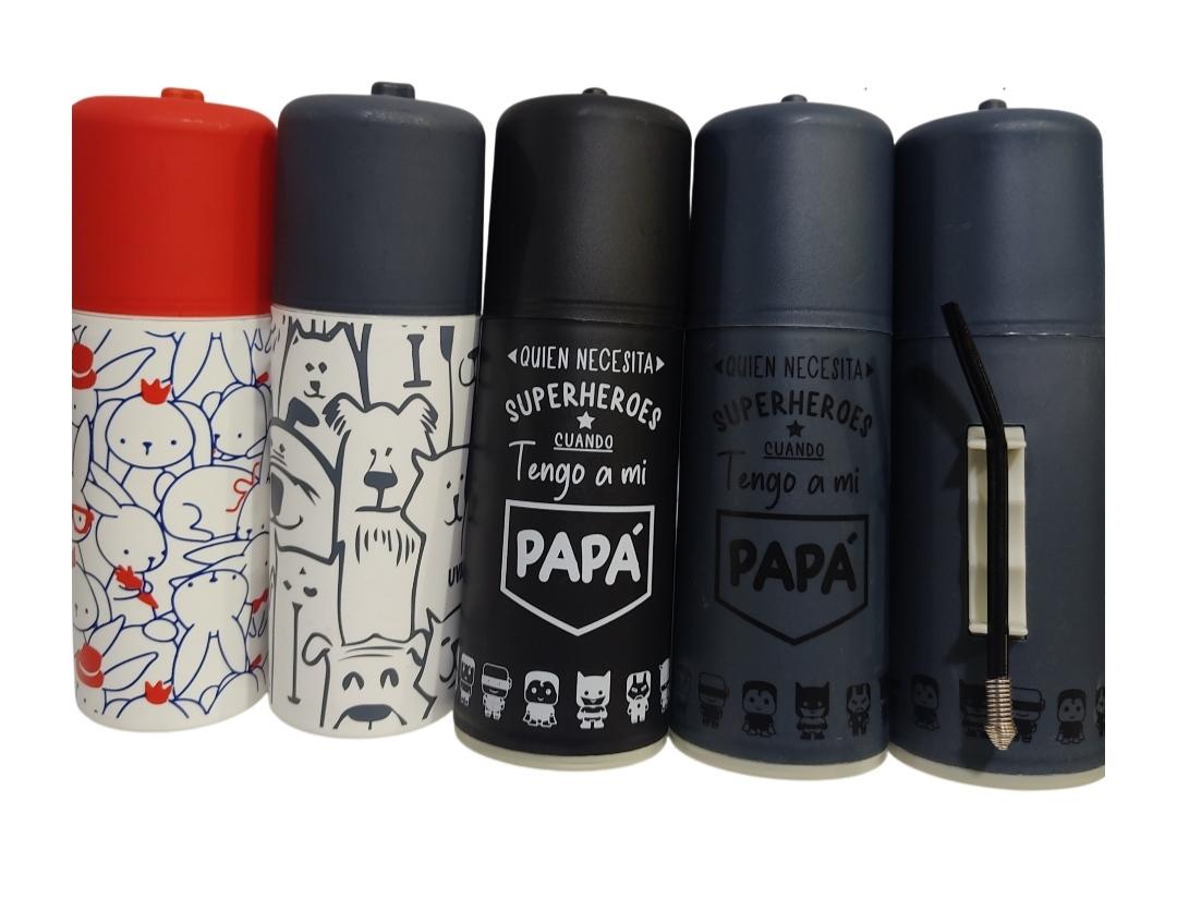 MATE A MATES 2.0 SERIGRAFEADO DIBUJOS TERMOS AUTOCEBANTES 500ML DIA DEL PADRE