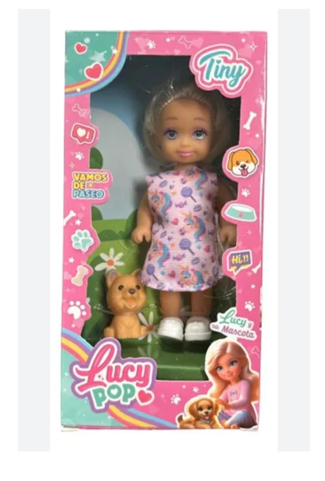 SB.MUñECAS LUCY POP C/MASCOTAS E/CAJA    54903 8X15X5CM TINY