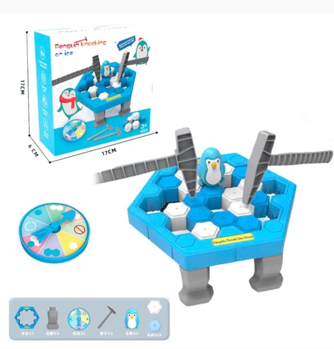 SB.PINGUINOS AL AGUA E/CAJA 53931 ROMPE HIELO 17X6X17CM