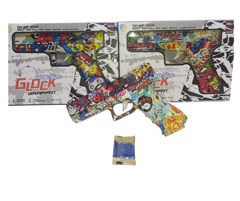 J.PISTOLAS REVOLVER HIDROGEL C-6902 GLOCK  CON MUNI.