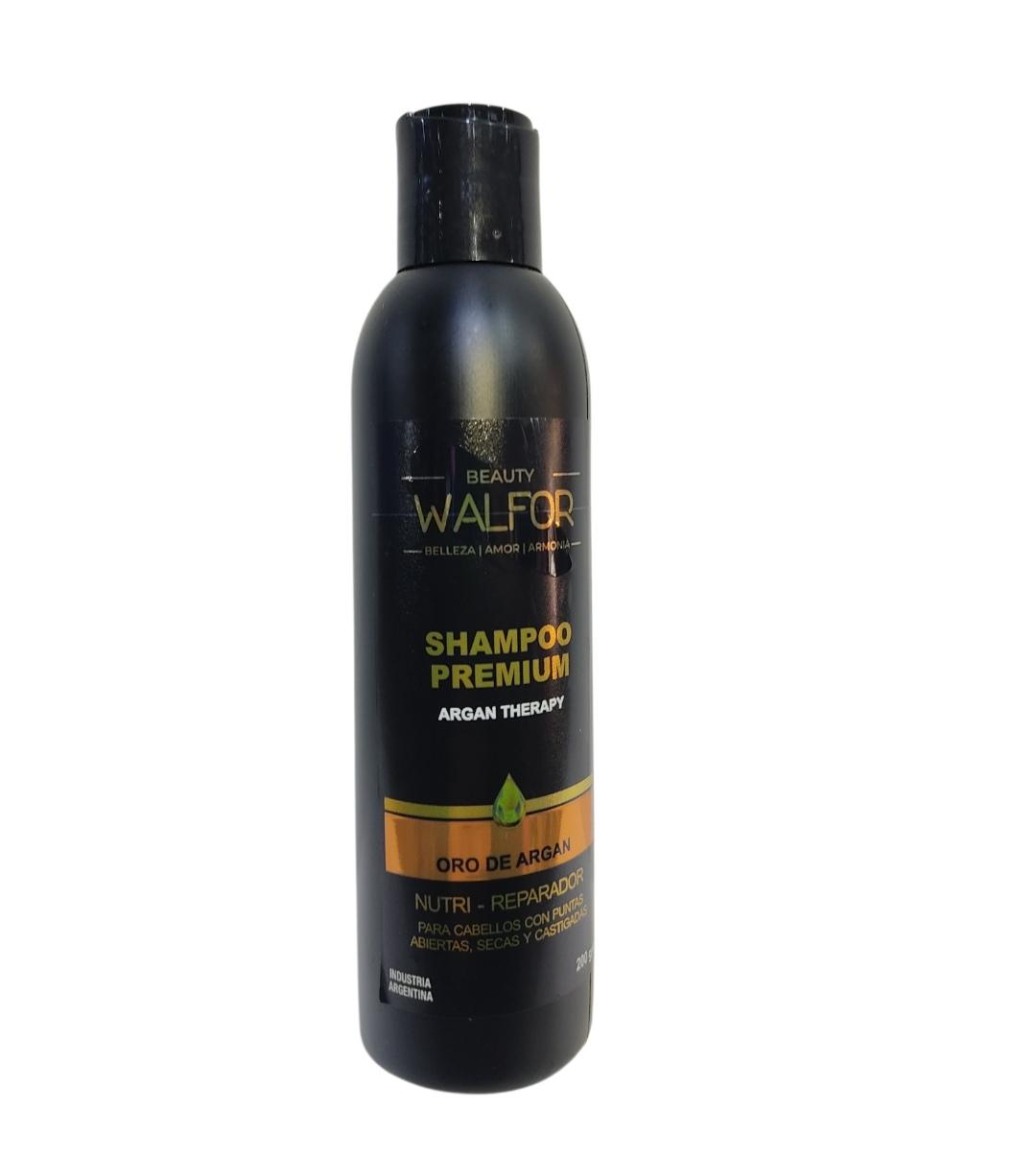 DEZ.SHAMPOO PREMIUM 200GR ORO DE ARGAN  NUTRI-REPARADOR DE CABELLO