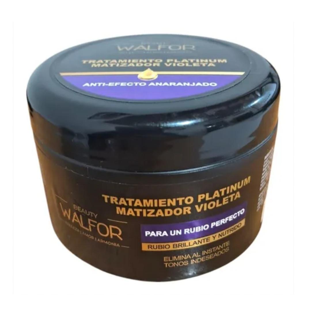 DEZ.TRATAMIENTO PLATINUM 250GR MATIZADOR VIOLETA RUBIO BRILLANTE Y NUTRIDO