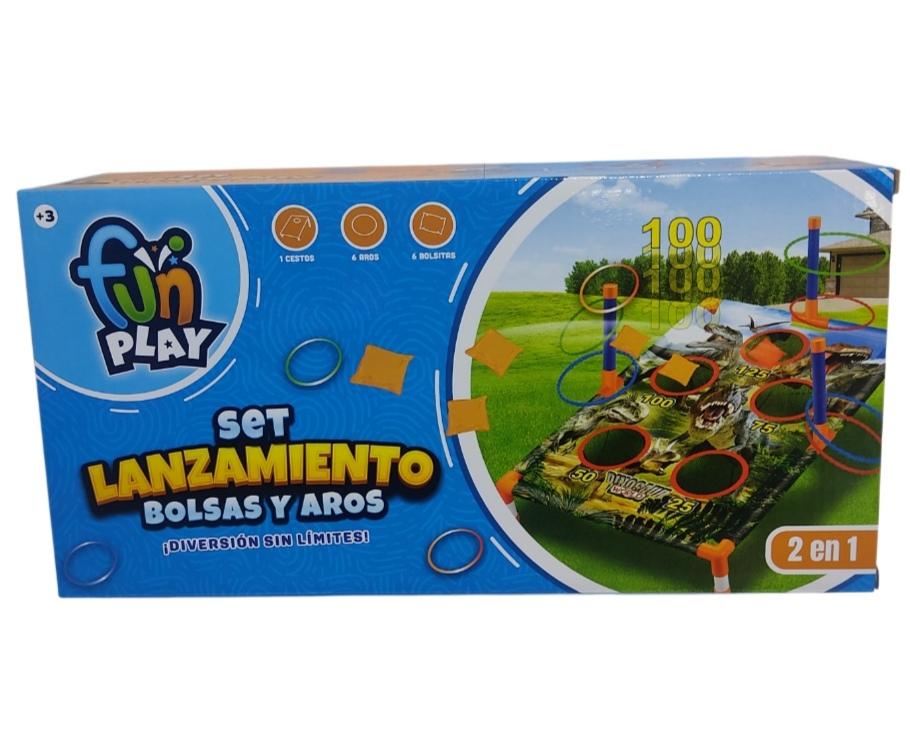 SB.SET LANZAMIENTO 55319 BOLSAS Y AROS 2 EN 1 E/CAJA