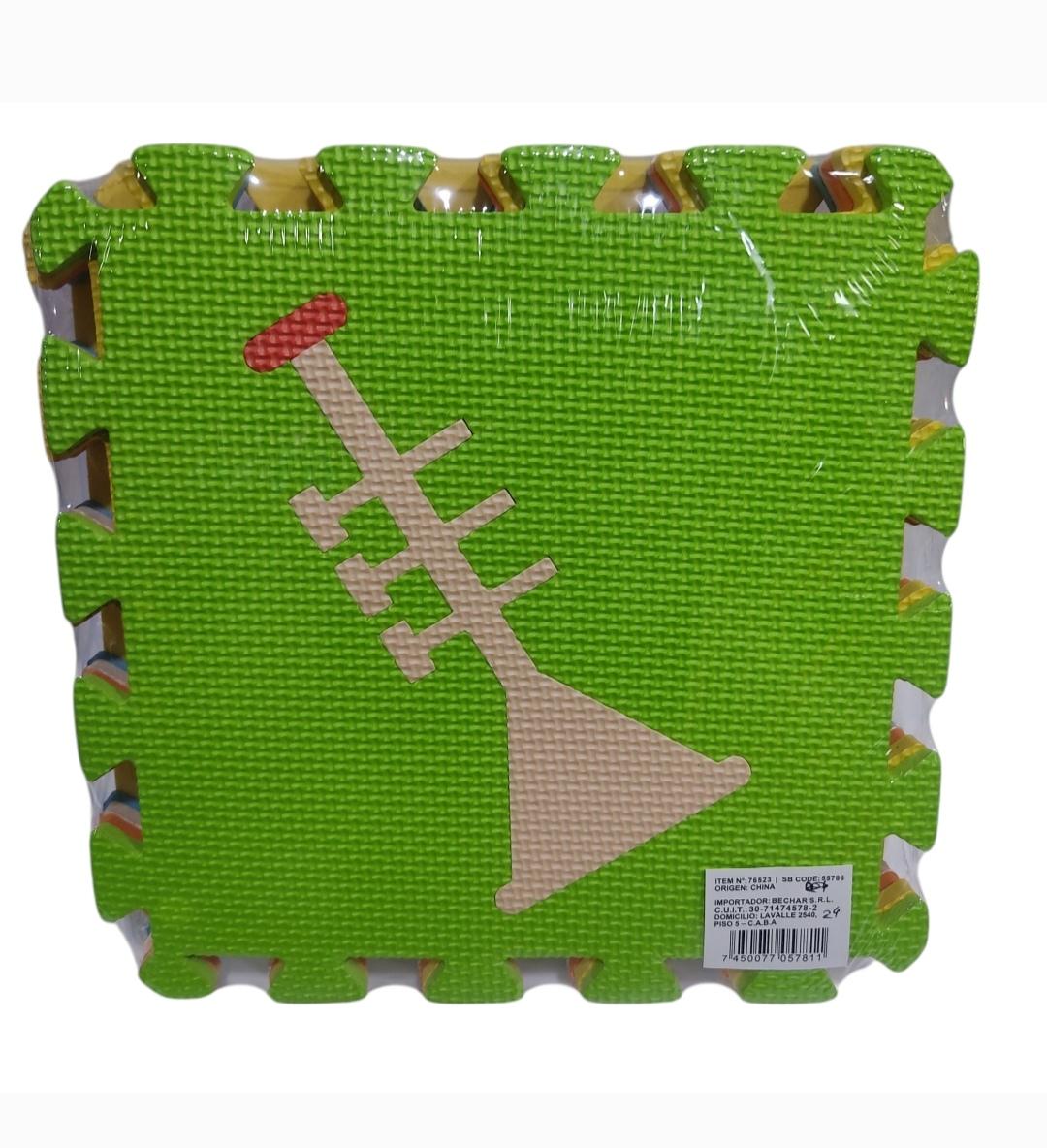 SB.PISOS DE GOMA EVA 9PCS INSTRUMENTOS MUSICALES 55786 30X30CM