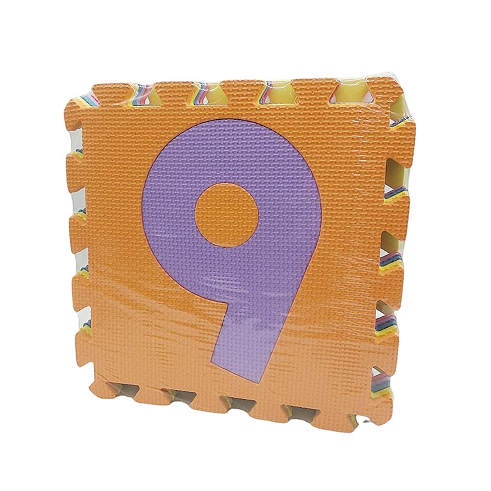 SB.PISOS DE GOMA EVA NUMEROS 9PCS 55221  ENCASTRABLES 30X30CM