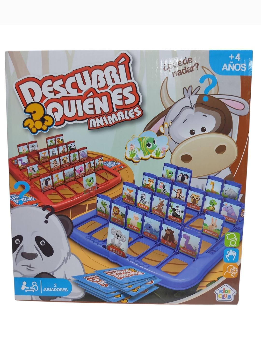 SB.JUEGOS DE MESA DESCUBRI QUIEN ES - ANIMALES E/CAJA 53936 27X25CM