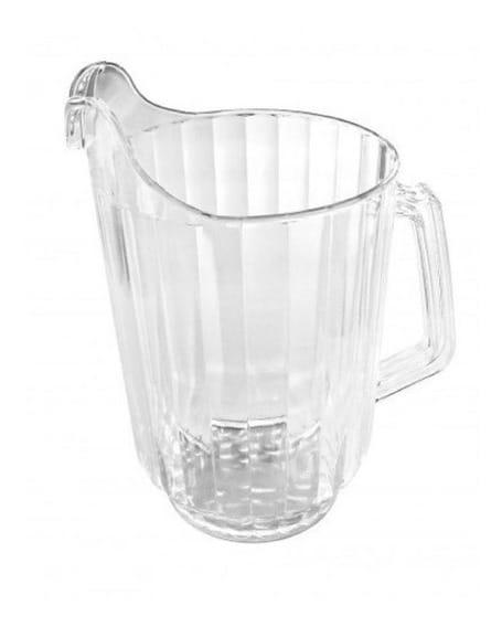 LUCERO 704 JARRA FACETADA ACRILICA 1.6 L.    JARRAS TRANSLUCIDA ACRILICO TRANSPARENTE