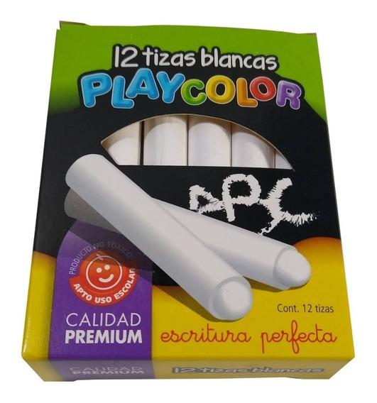 PLAYCOLOR TIZAS X 12 BLANCA-2010-