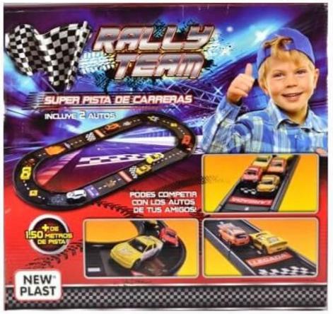NEW PLAST 10631 SUPER RALLY TEAM             PISTAS (CAJA: 35X33X8.5CM )