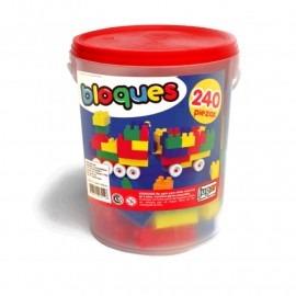RODAR(412)BALDE BLOQUES X240 PIEZAS          JUEGO BLOCKES