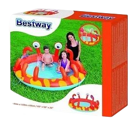 VERANO 53058 CANGREJO GIGANTE 165X150X63CM   BESTWAY INFLABLES