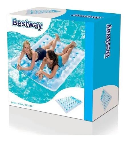 VERANO 43055 COLCHONETAS DOBLE 193X142CM     BESTWAY INFLABLES