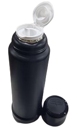 LUMILAGRO TERMOS TERRA 1L.NEGRO -9674-       SIN ASA - TAPON DOSIFICADOR SATURNO