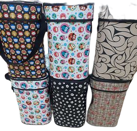 GE.MATEROS 2024 BOLSOS PARA MATES            CON TAPA Y TIRA CON DISEñO Y LISO