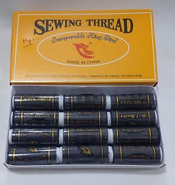 RENA.HILOS DE COSER X 12 NEGROS 400 YDS      EN CAJA